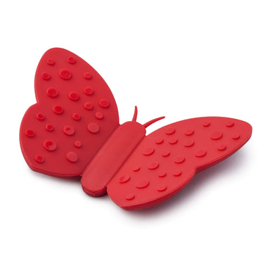 Red Butterfly Silicone Hot Grip by Zeal