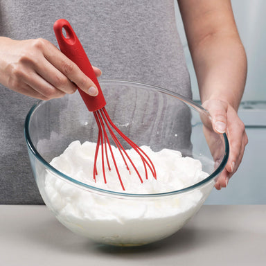 Using a Zeal Silicone Balloon Whisk to whisk egg whites