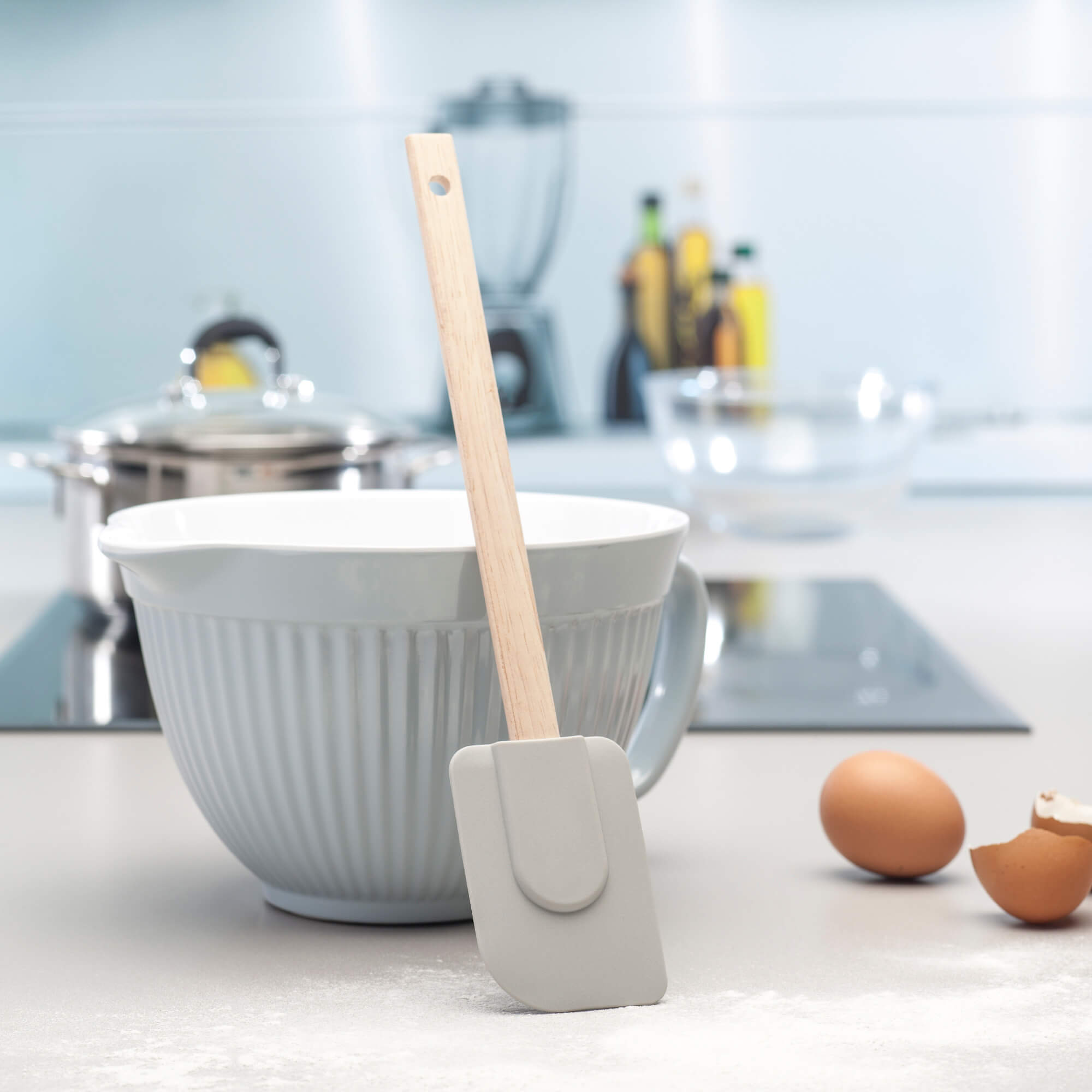 Using a Zeal Silicone Spatula for baking