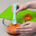 Zeal Silicone Cow Baby Spoon with pureed carrots
