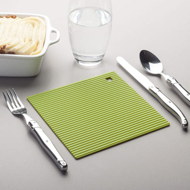 Using a Zeal Silicone Hot Mat as a placemat
