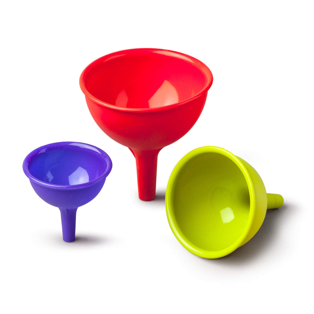 Silicone Funnels Set 3