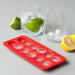 Zeal Silicone Round Ice Cube Tray in Red