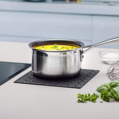 Zeal Silicone Hot Mat with a hot saucepan