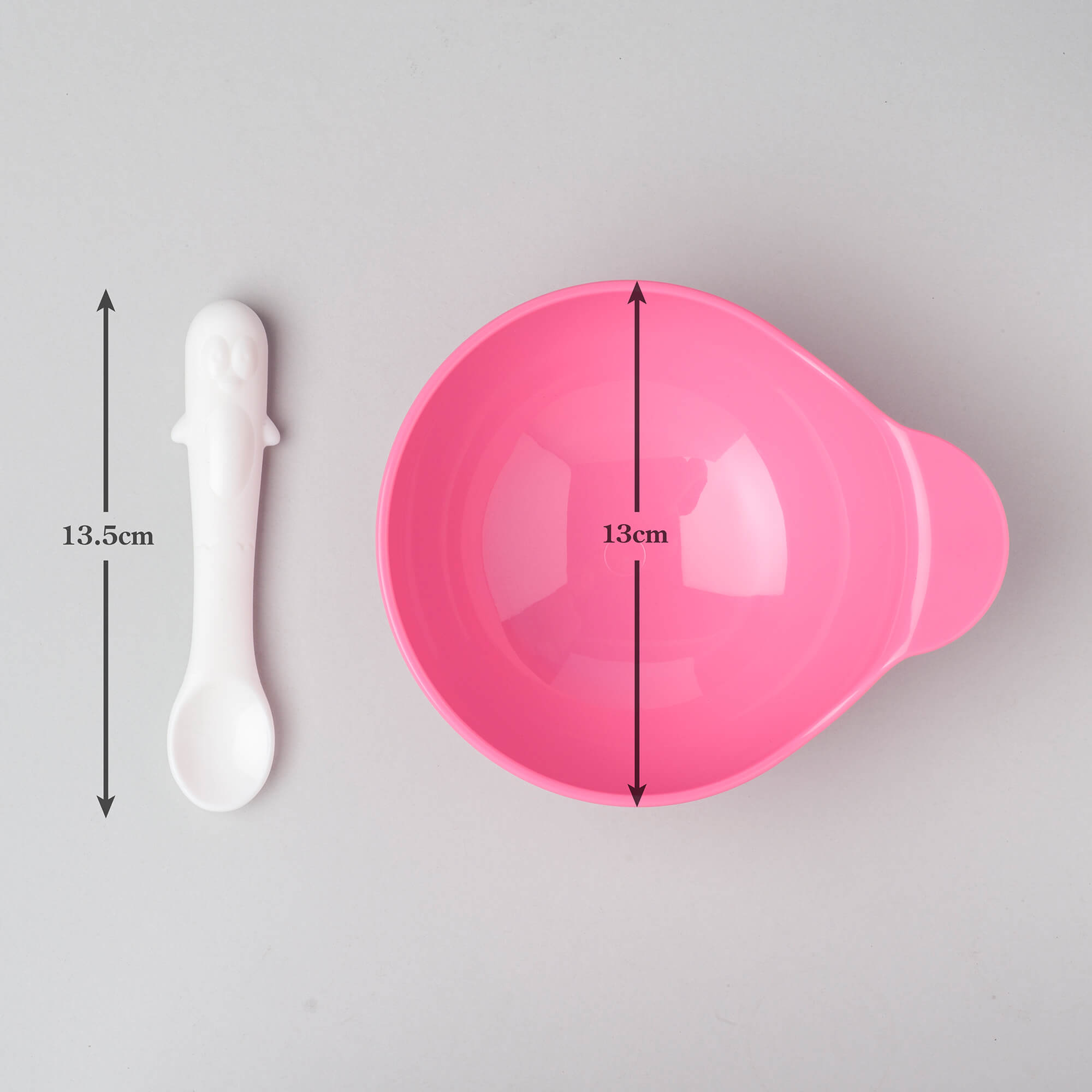 Zeal Silicone Baby Bowl and Spoon Set dimensions