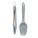 Zeal Silicone Kitchen Tongs & Spatula Spoon Set in Duck Egg Blue