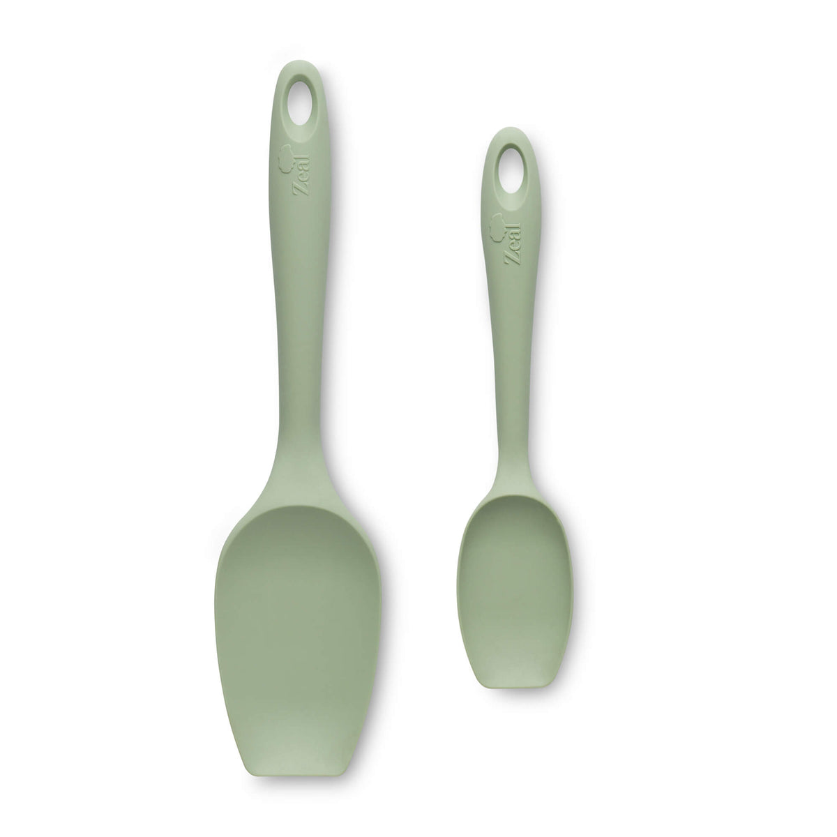 Silicone Spoon 2-Pack Sage & Beet – bünky