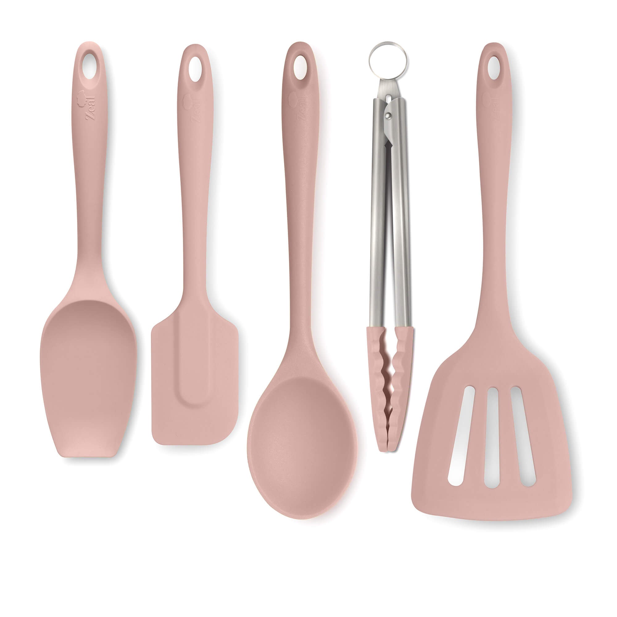 Kitchen Tongs, Slotted Turner, Spoon, Spatula Spoon & Spatula Set