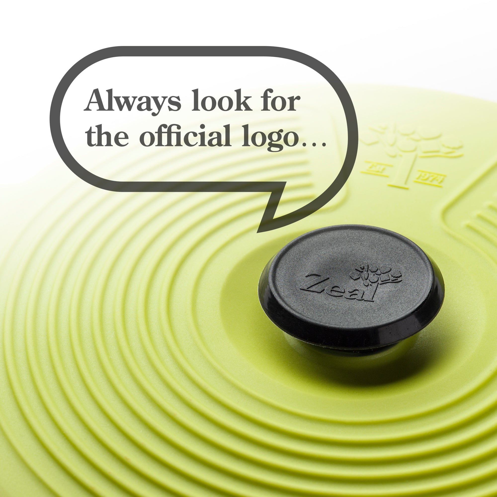 Silicone Self Sealing Lid official Zeal logo
