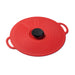 Small Red Silicone Self Sealing Lid by Zeal