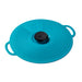 Large Aqua Silicone Self Sealing Lid by Zeal