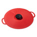 Large Red Silicone Self Sealing Lid by Zeal