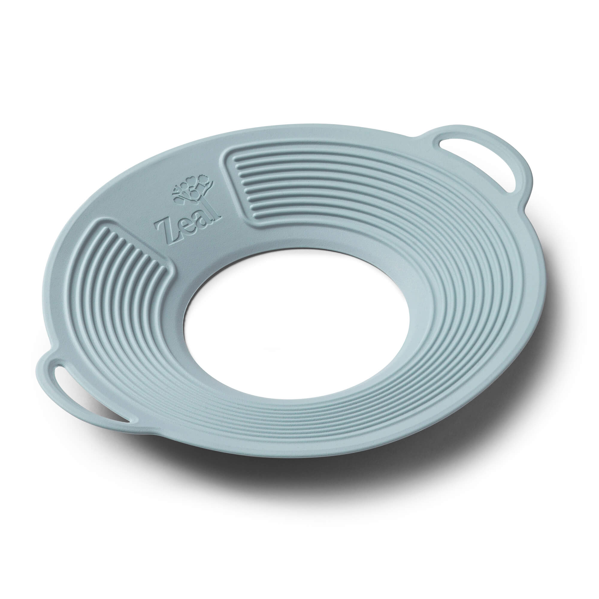 Duck Egg Blue Classic Silicone Boil Over Lid by Zeal