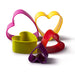 Set of 5 Heart Shaped Cookie Cutters by Zeal