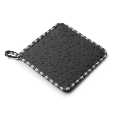 Dark Grey Square Shaped Hot Mat and Grab silicone side